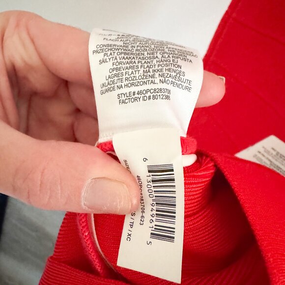 NEW Herve Leger Lipstick Red Karima Bandage Dress XS - Picture 8 of 8